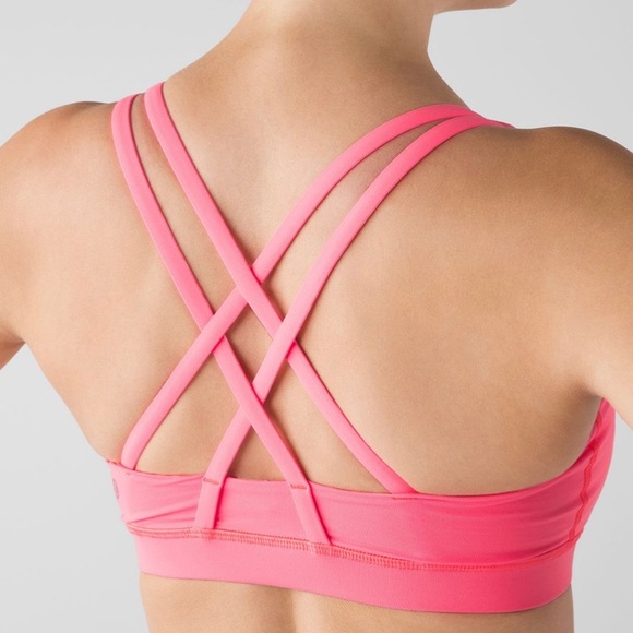NWOT LULULEMON 4 S Pink Flair Sports Bra! - Picture 4 of 8